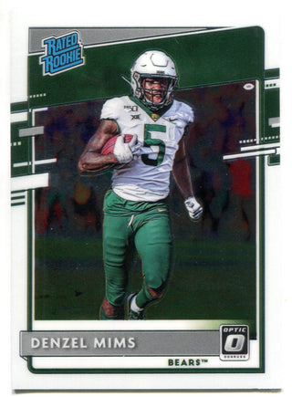 Denzil Mims 2020 Panini Chronicles Draft Picks Donruss Optic Rookie Card