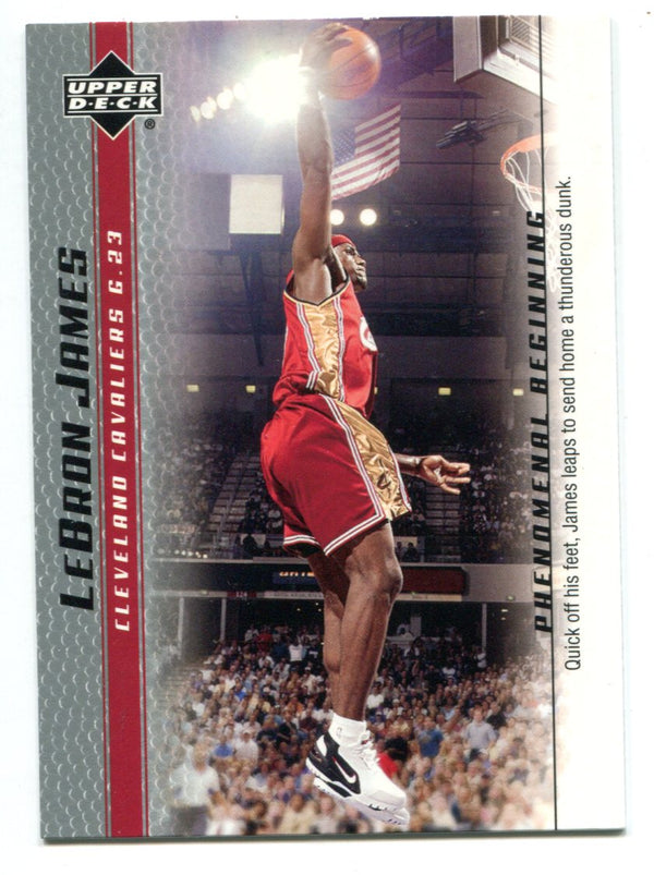 Lebron James 2003-04 Upper Deck Rookie Of The Year #LJ18 Card