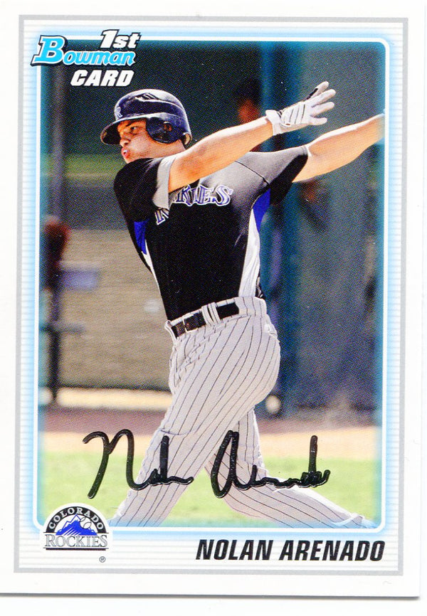 Nolan Arenado 2010 Bowman Rookie Card #BP91