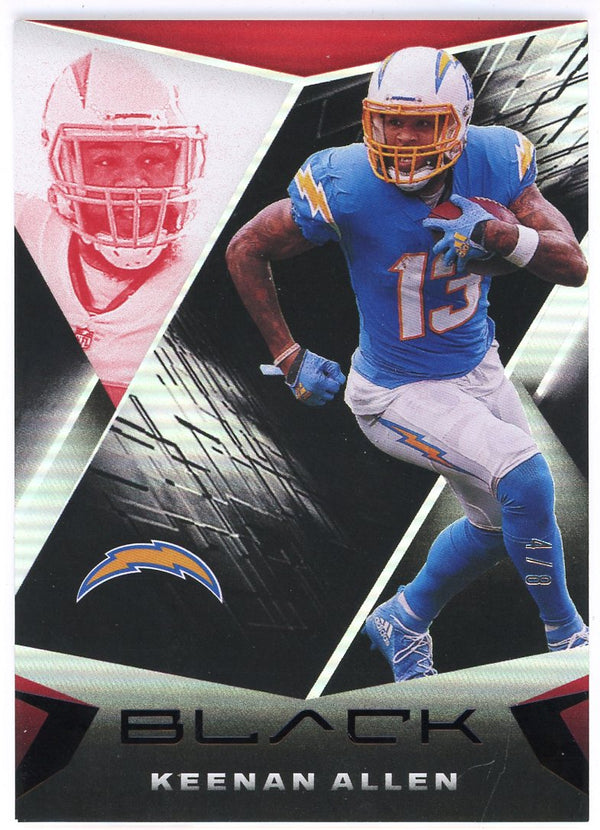 Keenan Allen 2021 Panini Black Card #55