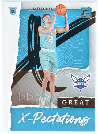 LaMelo Ball 2020-21 Panini Donurss X-Pectations Rookie Card #3