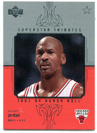 Michael Jordan 2004 Upper Deck Honor Roll Card #ST1