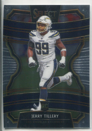 Jerry Tillery 2019 Panini Select Rookie Card