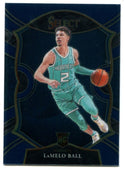 LaMelo Ball 2020-21 Panini Select Blue Concourse Prizm #63 RC