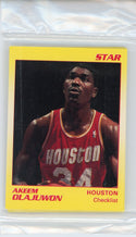 Hakeem Olajuwon 1990 Star Card Set (1-11)