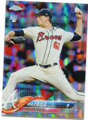 Max Fried 2018 Topps Chrome Refractor Rookie Card #66