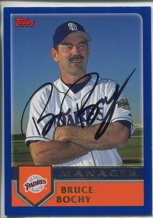 Bruce Bochy Autographed 2002 Topps Card