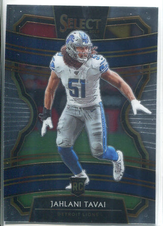 Jahlani Tavai 2019 Panini Select Rookie Card