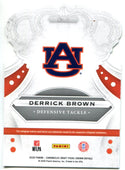 Derrick Brown 2020 Panini Chronicles Draft Picks Crown Royale Rookie Card