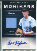 Bert Blyleven Autographed 2012 Panini Monikers Jersey Relic Card 23/30