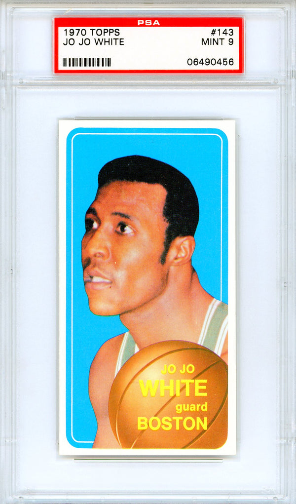 Jo Jo White 1970 Topps Card #143 (PSA Mint 9)