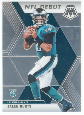 Jalen Hurts 2020 Panini Mosaic NFL Debut Rookie Card #265