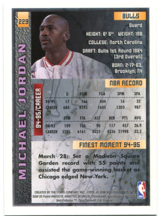 Michael Jordan Topps Finest 1996