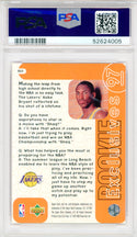 Kobe Bryant 1996 Upper Deck Rookie Exclusives Card #R10 (PSA Mint 9)