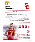 Evan Mobley 2021 Panini Chronicles #2 RC