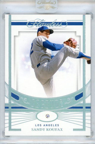 Sandy Koufax 2021 Panini Flawless Legends Diamond Card #29