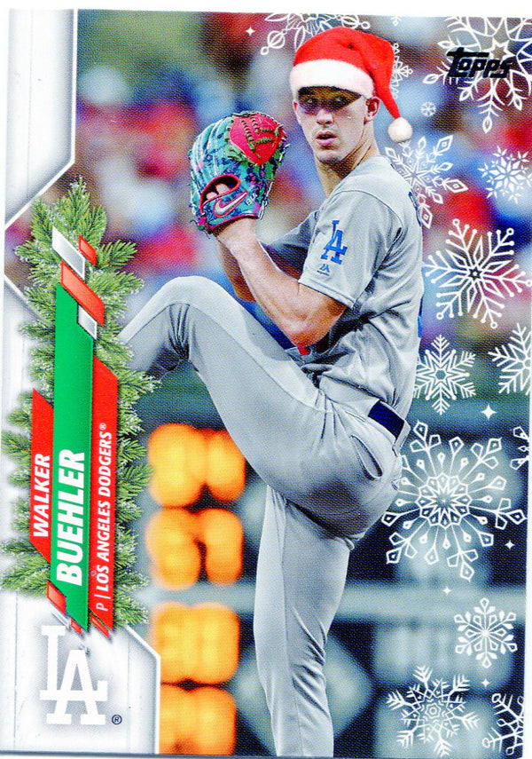 Walker Buehler 2020 Topps Holiday Card