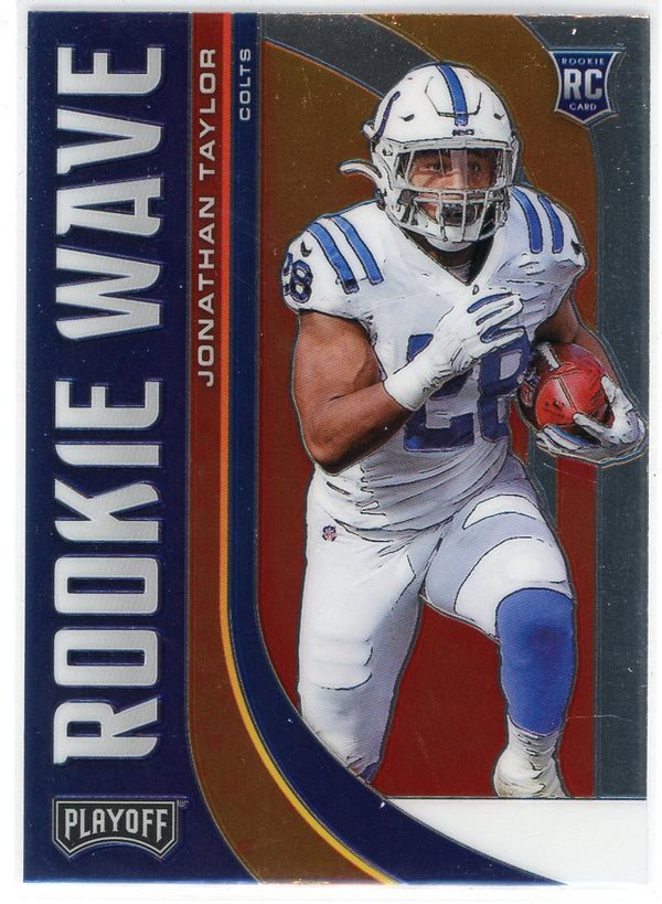 Jonathan Taylor 2020 Panini Playoff Rookie Wave Card #RW-16