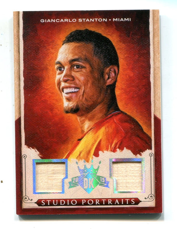 Giancarlo Stanton 2015 Panini Diamond Kings Bat Card #16 /99