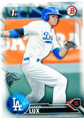 Gavin Lux 2016 Bowman Rookie Card #BD-67