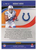 Jonathan Taylor 2020 Panini Playoff Rookie Wave Card #RW-16