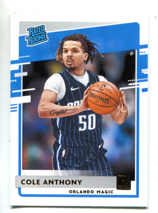 Cole Anthony 2020-21 Panini Donruss Rated Rookie #208 RC