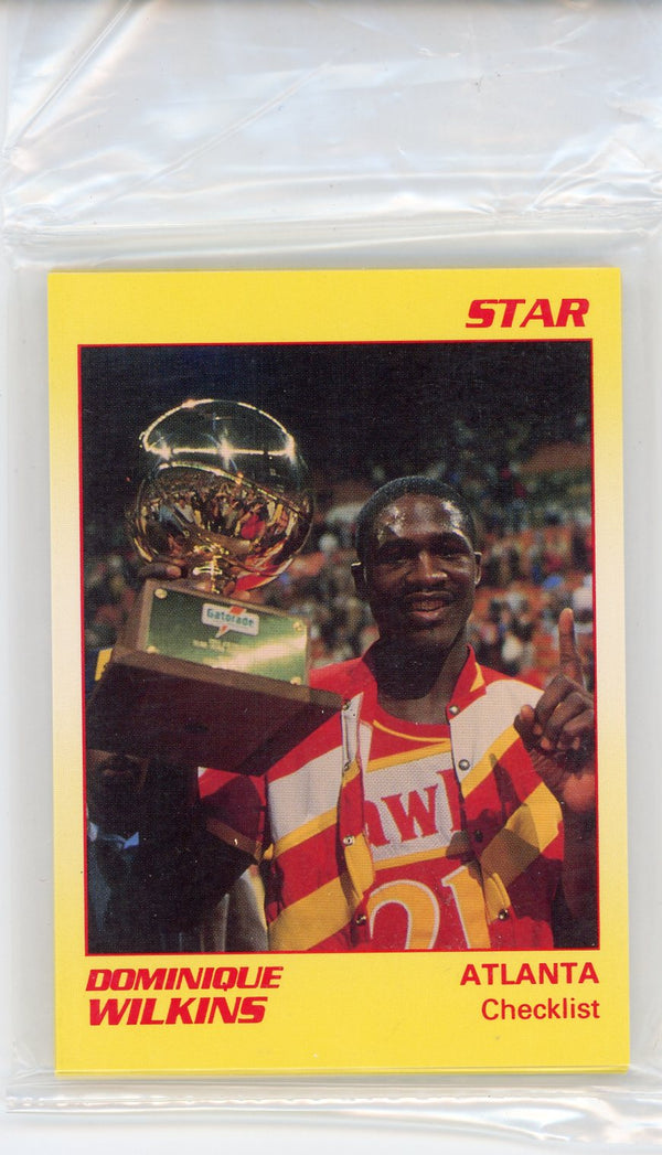 Dominque Wilkins 1990 Star Card Set (1-11)