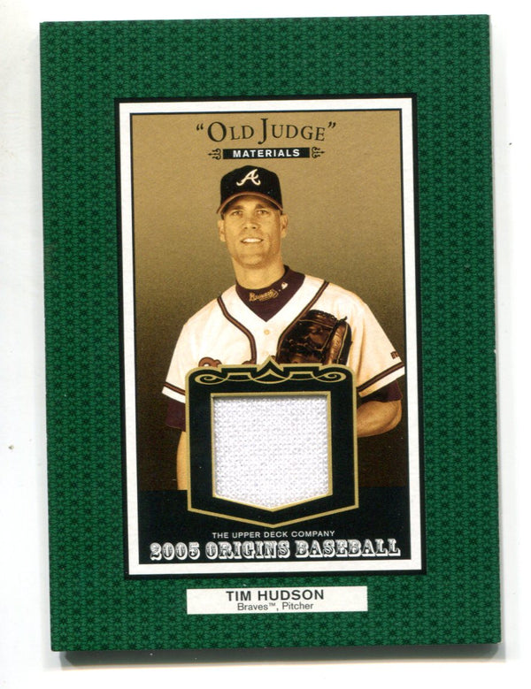 Tim Hudson 2005 Origins Baseball Materials Jersey Card #OJTH