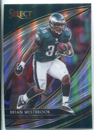 Brian Westbrook 2019 Panini Select Prizm Card