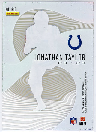 Jonathan Taylor 2020 Panini Illusions Astounding Rookie Card #A10