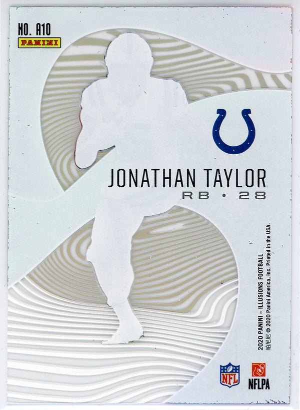 Jonathan Taylor 2020 Panini Illusions Astounding Rookie Card #A10