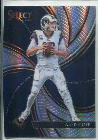 Jared Goff 2019 Panini Select Prizm Card