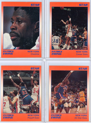 Patrick Ewing 1990 Star Card Set (1-11)