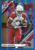 David Johnson 2019 Donruss Optic Aqua Prizm Card 204/299