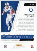 Jonathan Taylor 2020 Panini Playoff Rookie Card #218