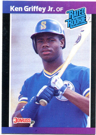 Ken Griffey Jr. 1989 Donruss Rated Rookie Card #33