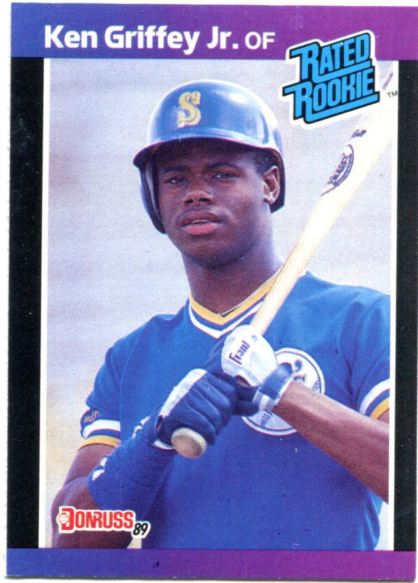 Ken Griffey Jr. 1989 Donruss Rated Rookie Card #33