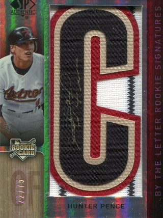 Hunter Pence Autographed Upper Deck Jersey Card #22/75