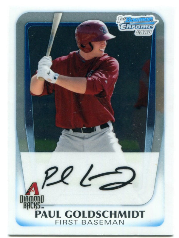 2011 Paul Goldschmidt Bowman Chrome 1st