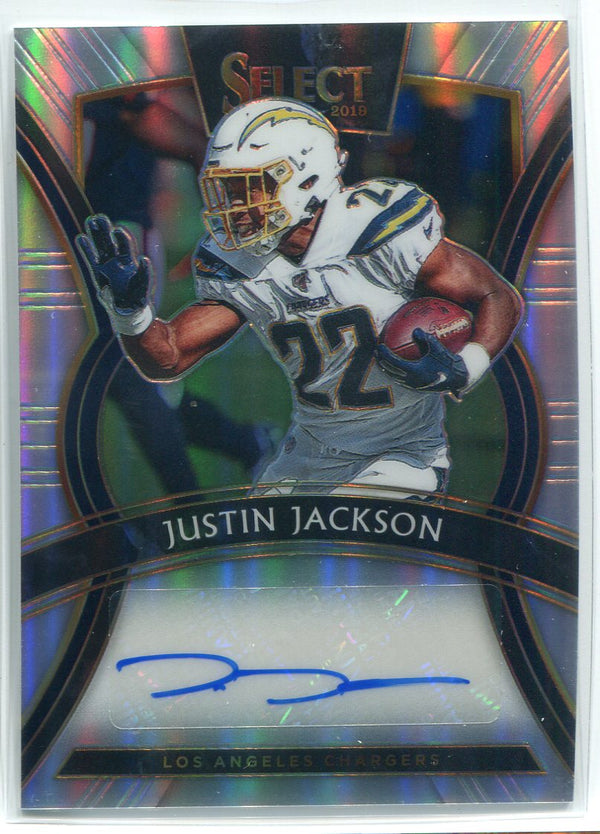 Justin Jackson Autographed 2019 Panini Select Prizm  Rookie Card