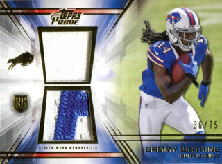 Sammy Watkins 2014 Topps Prime Rookie Jersey Card