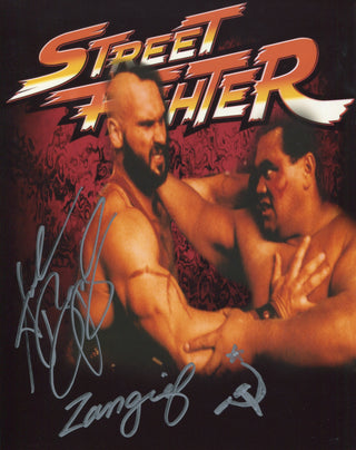 Andrew Bryniarski Autographed "Zangief" Street Fighter 8x10 Photo