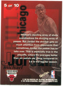 Michael Jordan Dish'n Swish NBA Hoops 1997