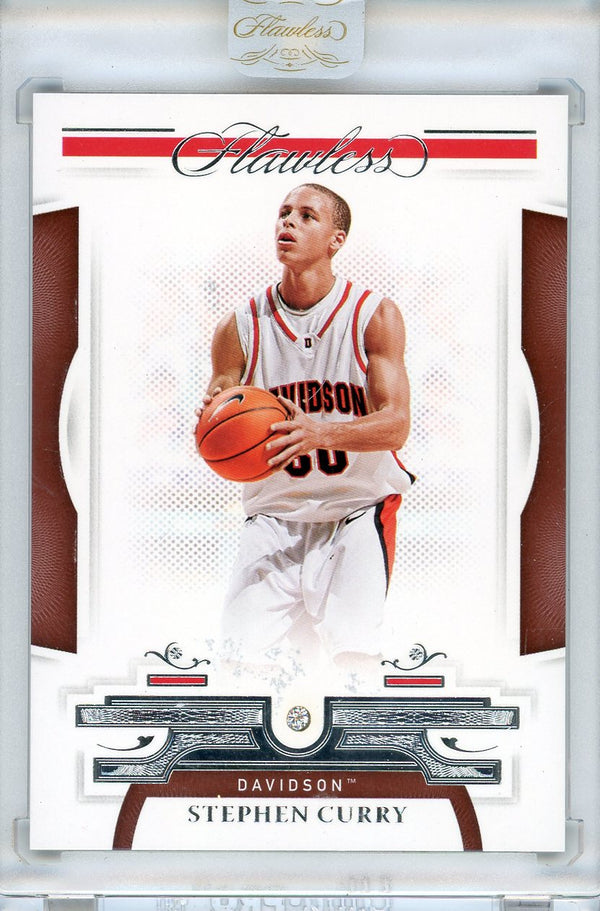 Stephen Curry 2021 Panini Flawless Encased Diamond Card