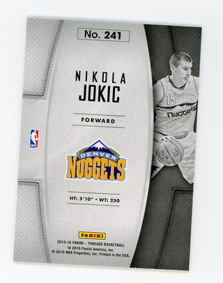 Nikola Jokic 2015-16 Panini Threads #241 Card