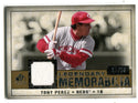 Tony Perez 2008 Upper Deck Sp Legendary Memorabilia Jersey Card /99