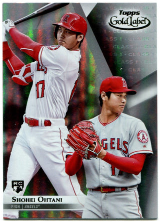 Shohei Ohtani Rookie Topps Gold Label 2018