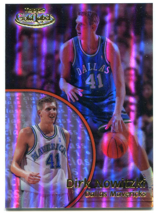 Dirk Nowitzki Dallas Mavericks Topps Gold Label