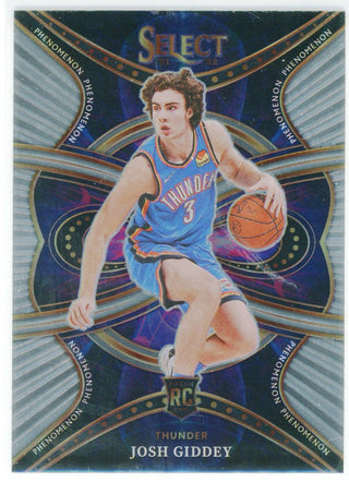 Josh Giddey 2021-22 Panini Select Phenomenon Rookie Card #14