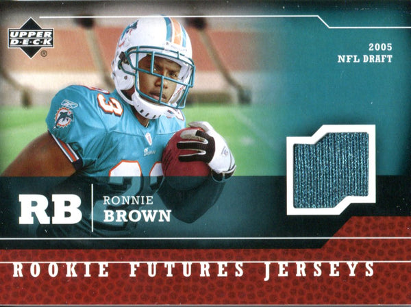 Ronnie Brown 2005 Upper Deck Jersey Card